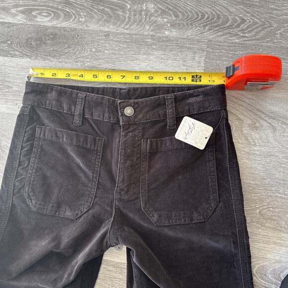 Free People Black Velvet Pants – Women’s Size 4 – NWT - Picture 7 of 11